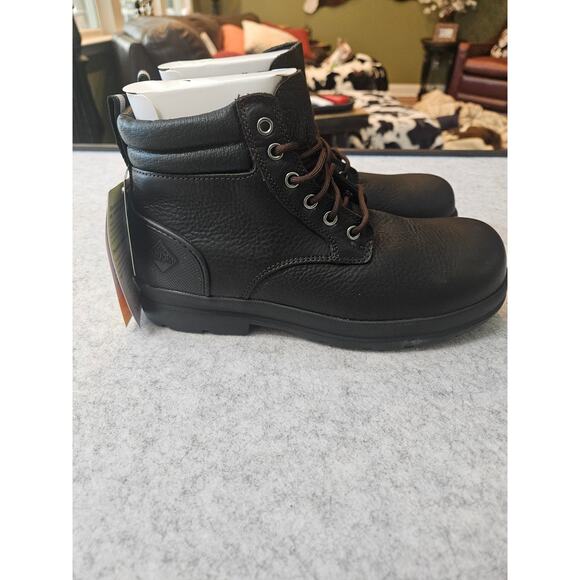 Original Muck Boot Chore Farm Leather Black Coffee Size 9.5 main image 9